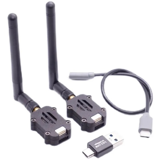 Mini Drone Radio 2.4G 15km Transmission de données longue portée Compatible APM/PIX contrôle de vol batterie pièces de Drone de course pour Mobile